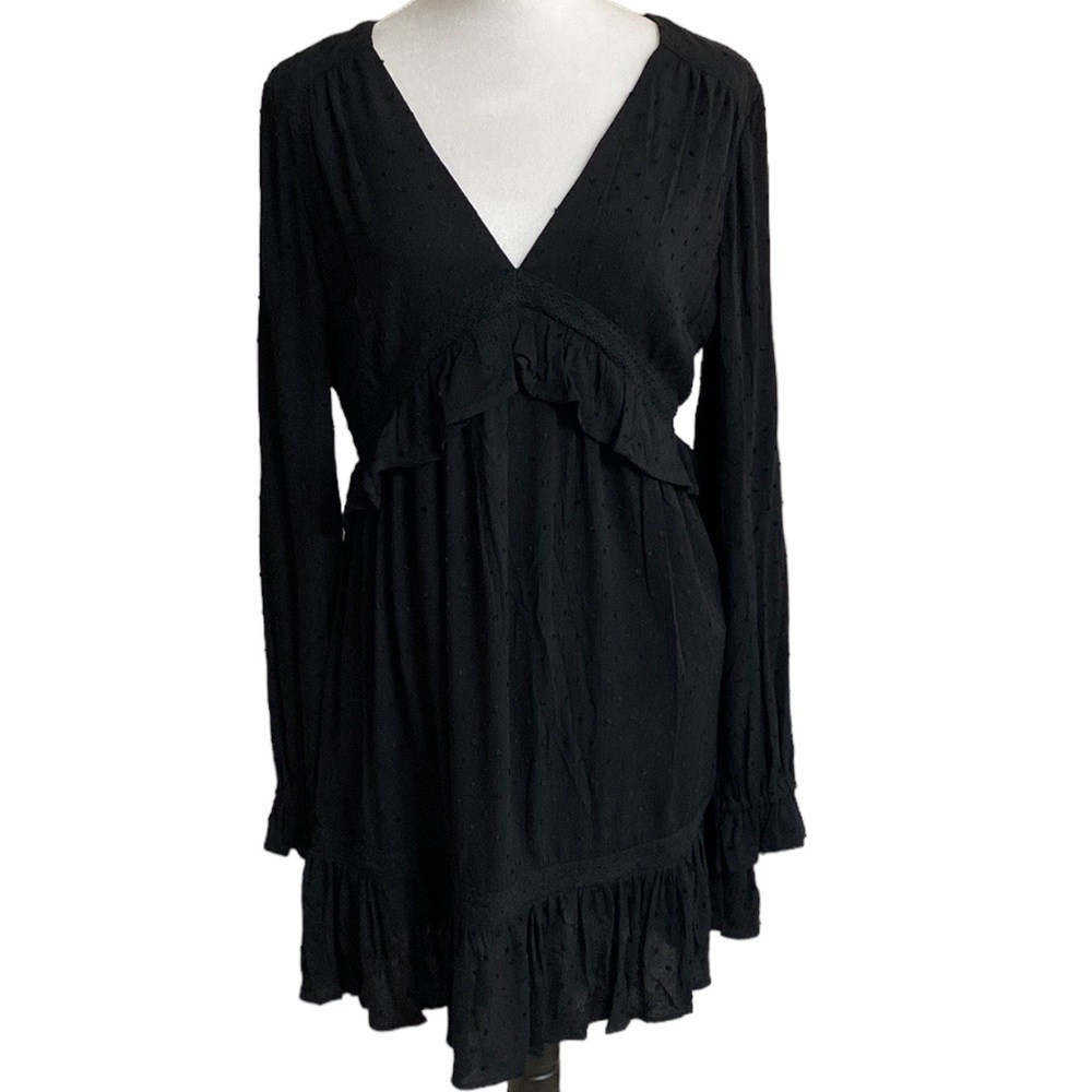 PAIGE Odelise Black Dot Dress NWT